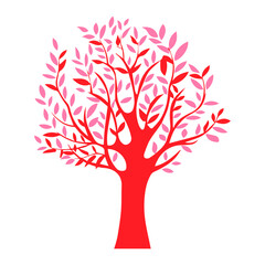 silhouette tree icon
