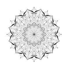 Mandala Coloring Pages - Beginner's Flower Patterns for All Ages