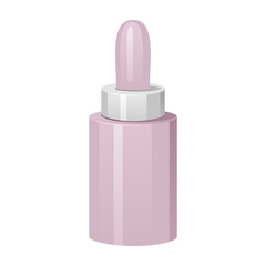 Dropper and skincare serum bottle