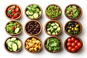 Vector seamless pattern illustration of a colorful easter egg set with flower decoration, a holiday food symbol