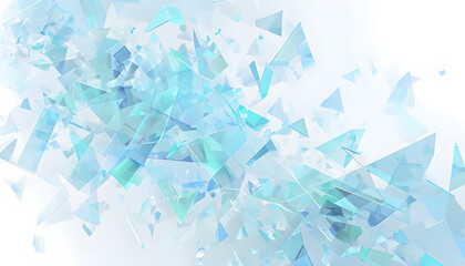abstract glass shards background
