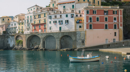Atrani village on the Amalfi Coast, Italy, showcasing serene coastal charm and timeless beauty.