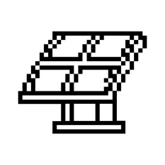Fototapeta premium pixelate solar panel