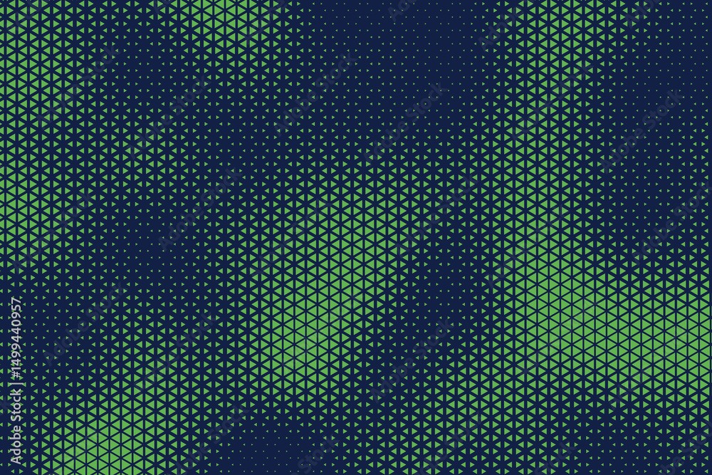 Leinwandbilder abstract triangle halftone background. triangle vector abstract geometric background. Halftone triangular retro 80s pattern. Minimal style retro dynamic wallpaper.	