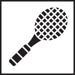 Tennis Racket Icon Design