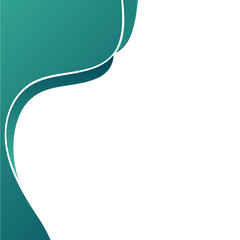 Blue gradient shape in wave style design for branding, advertising with abstract shapes. Modern background shape for cover, invitation, poster, banner, flyer, template