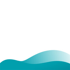 Abstract blue gradient shape and transparent wave line background. Modern gradient shape for banner social media template, web cover flyer brochure. Curve shape 