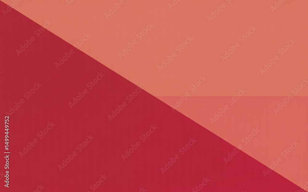 Poster simple abstract red and coral color block background for modern design and creative projects