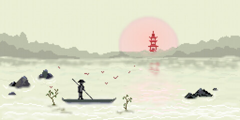 kite surfing Japanese landscape