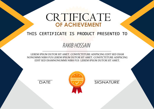 Certificate Design	