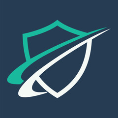Shield logo design, protect logo design.