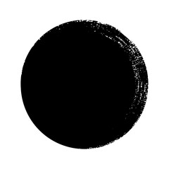 black grunge circle