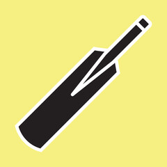 Cricket Bat Icon Design
