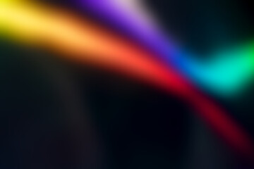 light leak overlay effect with blur iridescent light leaks and bokeh,retro grain noisy film distressed texture light leak flare on black background,retro film overla