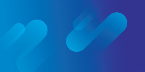 Abstract blue background with round shapes. Vector illustration