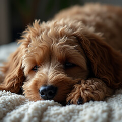 Fototapeta premium spanish water dog