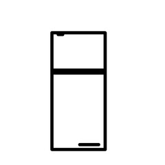 refrigerator icon ilustration 