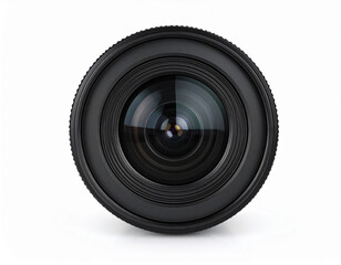 Camera lens isolated on white background