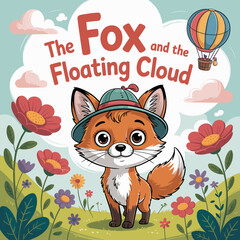 Book cover for kids illustrative or coloring book