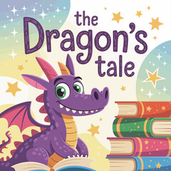 Book cover for kids illustrative or coloring book