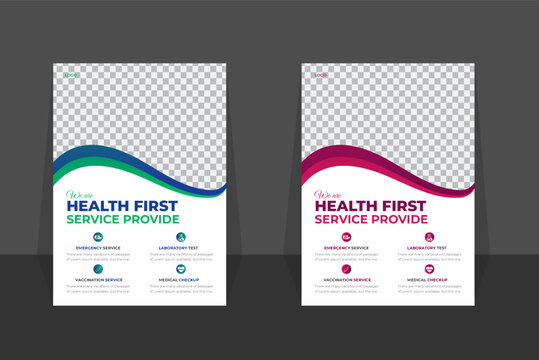 Medical Flyer Template for Clinics, Hospitals, and Modern Healthcare Professionals &ndash; Clean, Professional, and Fully Editable