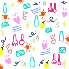 music seamless pattern