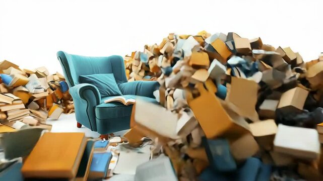 Surrounded by Books A Reader's Paradise or Paper Mountain?