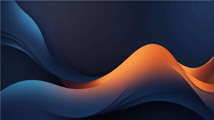 Blue abstract wave design with flowing curves and artistic water patterns