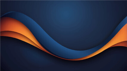 Blue abstract wave design with flowing curves and artistic water patterns