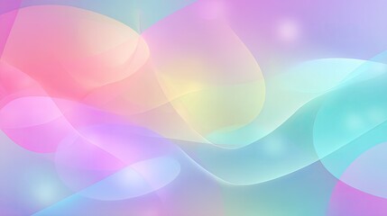 layered pastel light background, translucent color layers, soft glowing overlap, subtle dreamy effect