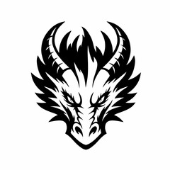 Dragon head shilouette