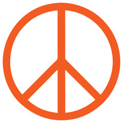 Fototapeta premium groovy peace signe illustration, colorful groovy clipart, groovy design sublimation 