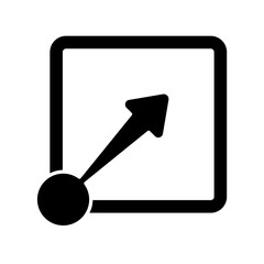 Icon a scalability, isolated against a clean background.