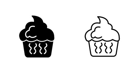 Cupcake Vector Icon