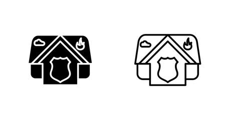 Emergency shelter Vector Icon