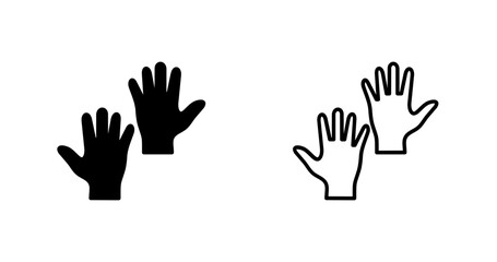 Gloves Vector Icon