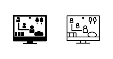 Simulation Game Vector Icon