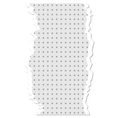 Ripped pieces of white color paper. Ripped paper strips. Vector illustration