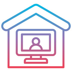 Work From Home Icon