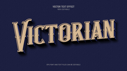 Victorian text effect