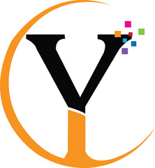 Y Logo design New Illustrator
