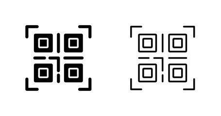 QR Code Vector Icon