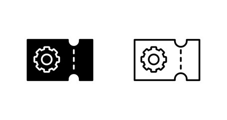 Support Ticket Vector Icon