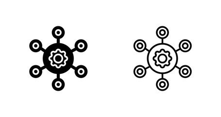 Network as a Service Vector Icon