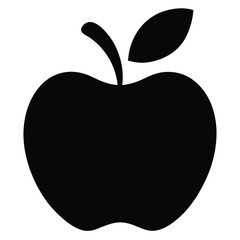 Vector illustration of fresh red and green apples with a leaf, perfect healthy fruit design
