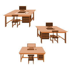 a table any perspective collection, illustration vector  