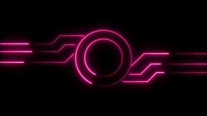 glowing neon sign