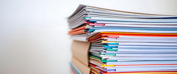 stack of papers sitting on top of each other