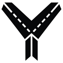 Black and white check mark and cross symbols illustrate design concepts, often used as vector icons for business or film art