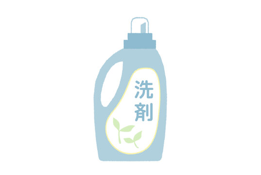 洗濯洗剤のボトルのベクターイラスト